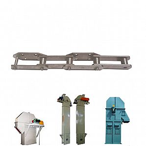 Cadena de rodillos de transportador de elevador forjado de acero